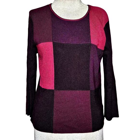 Color Block Sweater Size Small - Picture 1 of 3